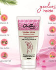 Globus Remedies Under Arm Whitening Cream, Skin Lightening Formula, Suitable For All Skin Types, 50 gm