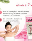 Globus Remedies Under Arm Whitening Cream, Skin Lightening Formula, Suitable For All Skin Types, 50 gm