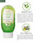 Summer Sizzle Set - Glosika Sunscreen Lotion & Green Tea & Tea Tree Face Wash