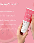 Watermelon Face Wash For Hydration and Moisture retention, Suitable for Normal & Dry Skin 50gm