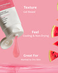 Watermelon Face Wash For Hydration and Moisture retention, Suitable for Normal & Dry Skin 50gm