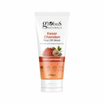 Globus Naturals Kesar Chandan Peel off Mask Enriched with Coffee & Green Tea for Skin Lightening, Suitable for All Skin Types 100gm