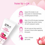 Globus Naturals Lotus & Kokum Butter Face Pack For Anti-Ageing & Skin Lightening, For All SKin Types, 100 gm