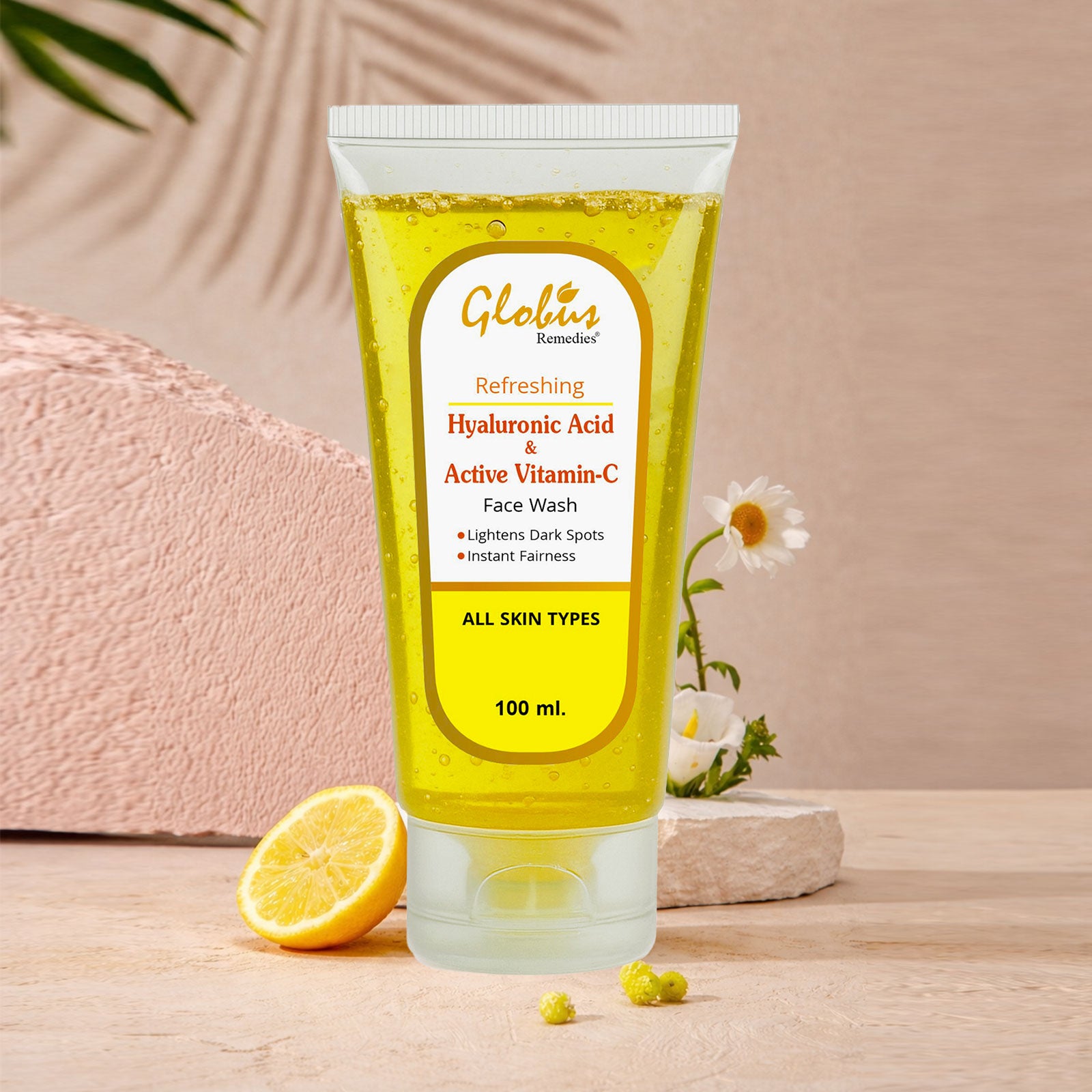 Hyaluronic Acid &amp; Vitamin C Face wash  100 ml
