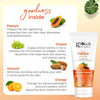Globus Naturals Papaya Face Pack, For Tan Removal, Age Lock Formula For Pigmentation & Wrinkles with Rice, Diamond, For All Skin Types, 100 gm