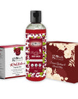 Globus Naturals Red Wine Body Wash 100 ml & Red Wine Facial Kit 40 gm with Chocolate Box