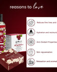 Globus Naturals Red Wine Body Wash 100 ml & Red Wine Facial Kit 40 gm with Chocolate Box