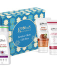 Globus Naturals Winter Care Gift Box - Doodh Kesar Body Lotion 200 ml, Hand & Foot Cream 100 gm, Kesar Chandan Face Wash 75gm