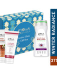 Globus Naturals Winter Care Gift Box - Doodh Kesar Body Lotion 200 ml, Hand & Foot Cream 100 gm, Kesar Chandan Face Wash 75gm