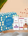 Globus Naturals Winter Care Gift Box - Doodh Kesar Body Lotion 200 ml, Hand & Foot Cream 100 gm, Kesar Chandan Face Wash 75gm