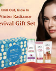 Globus Naturals Winter Care Gift Box - Doodh Kesar Body Lotion 200 ml, Hand & Foot Cream 100 gm, Kesar Chandan Face Wash 75gm