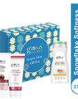 Globus Naturals Winter Care Gift Box - Honey Malai Body Lotion 200 ml, Hand & Foot Cream 100 gm, Red Wine Face Wash 75gm,