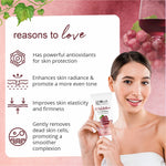 Globus Naturals Red Wine Peel off Mask for Wrinkle Treatment, Anti ageing Formula, Suitable for All Skin Types, 100gm