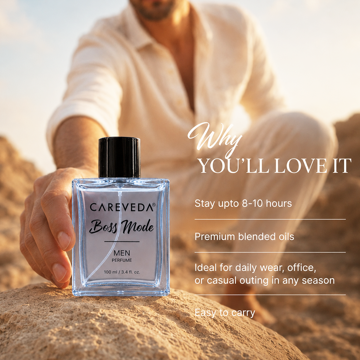 Boss Mode Eau De Long Lasting Perfume For Men 100ml