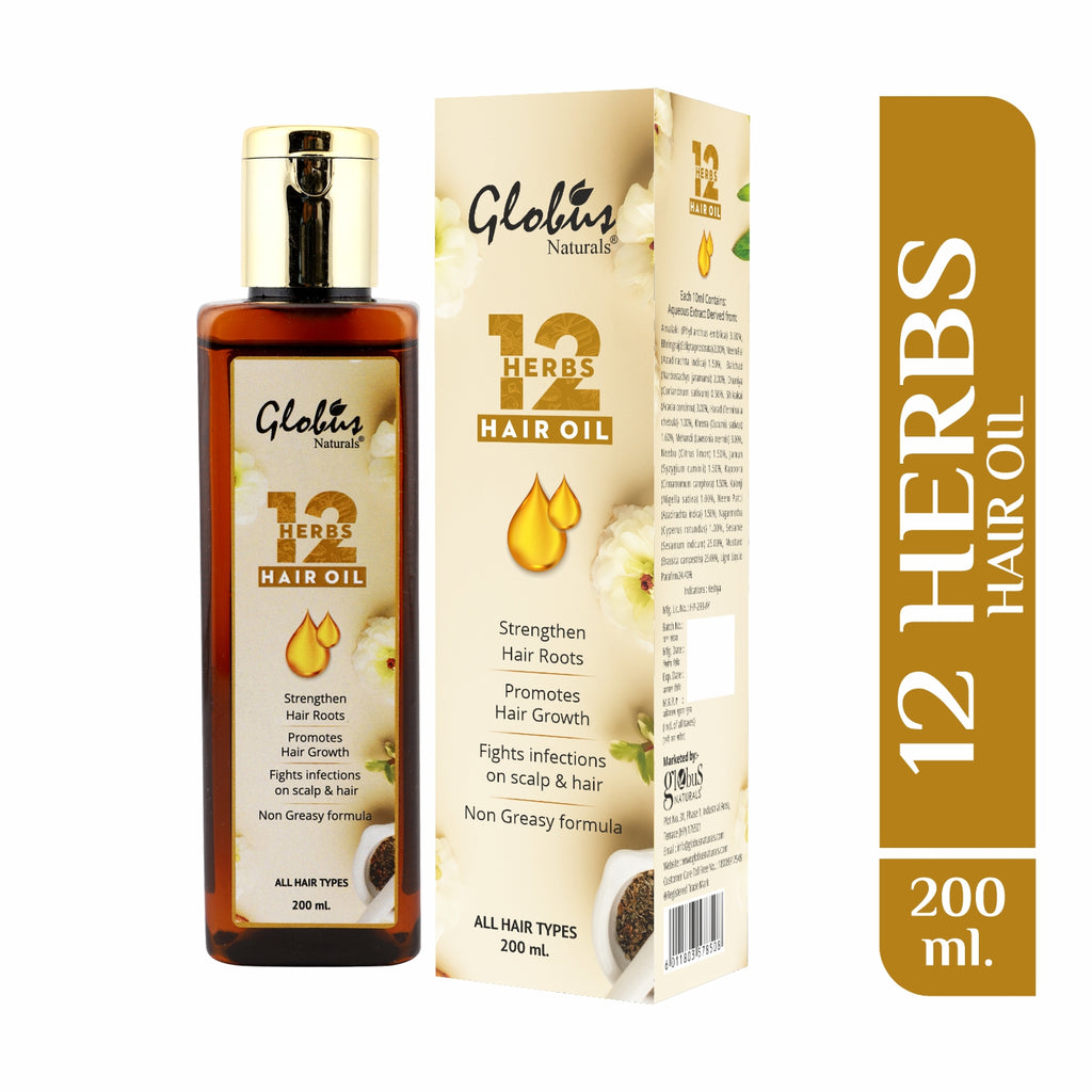 12 Herbs Hair Oil Product 