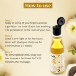 How to Use Globus Naturals 12 Herbs Hair Growth Oil With Comb Applicator 