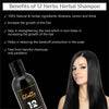 Globus Naturals 12 Herbs Hair Growth Shampoo For Deep Nourishment Benefits 