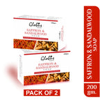Globus Naturals Saffron & Sandalwood Soap Enriched with Almond Oil and Glycerine