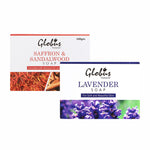 Globus Naturals Saffron, Sandalwood  & Lavender Skin Lightening, Brightening Soap