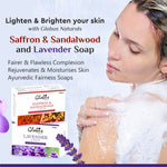 Globus Naturals Saffron, Sandalwood  & Lavender Skin Lightening, Brightening Soap Overview 
