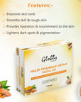 Features of Globus Naturals Haldi Chandan Ubtan Brightening Lightening Facial Kit