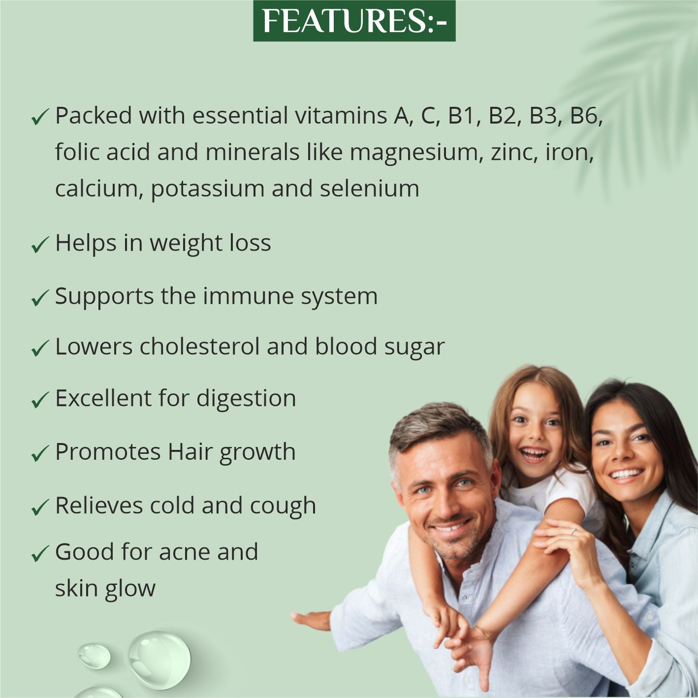 Immunity Booster Aloevera Amla Tulsi Ginger Juice Features 