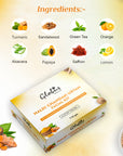 Globus Naturals Haldi Chandan Ubtan Brightening Lightening Facial Kit Ingredients 