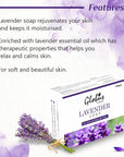 Globus Naturals Lavender Skin Lightening, Brightening Soap Features 