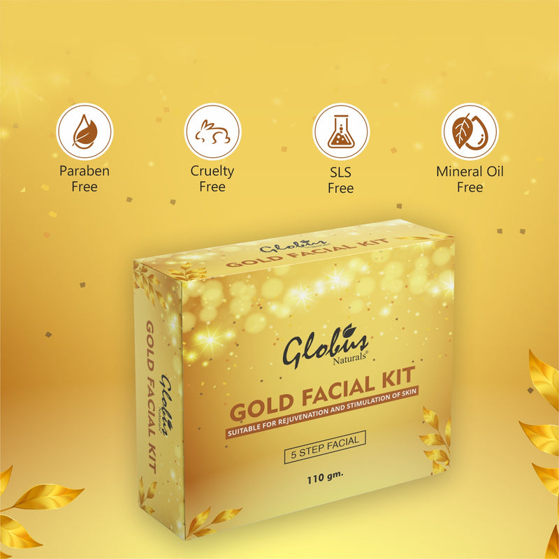 Globus Naturals Gold Facial Kit For Illuminating Skin Banner