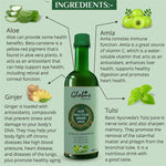 Immunity Booster Aloevera Amla Tulsi Ginger Juice Ingredients 