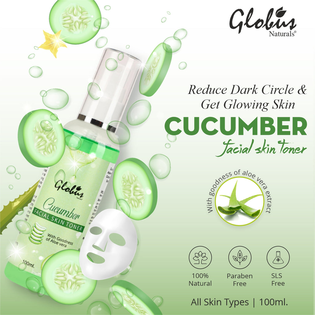 Cucumber Facial Skin Toner With Goodness Of Aloe Vera Extract 