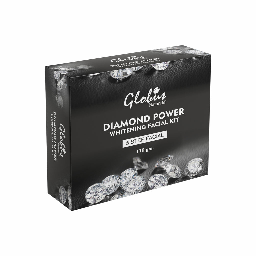 Globus Naturals Lightening Diamond Facial Kit For Skin Tightening and Ultra Glow