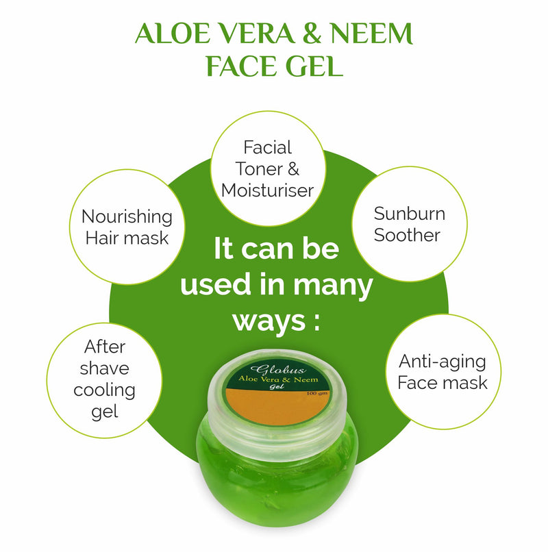 Aloe Vera and Neem Gel Key Features 