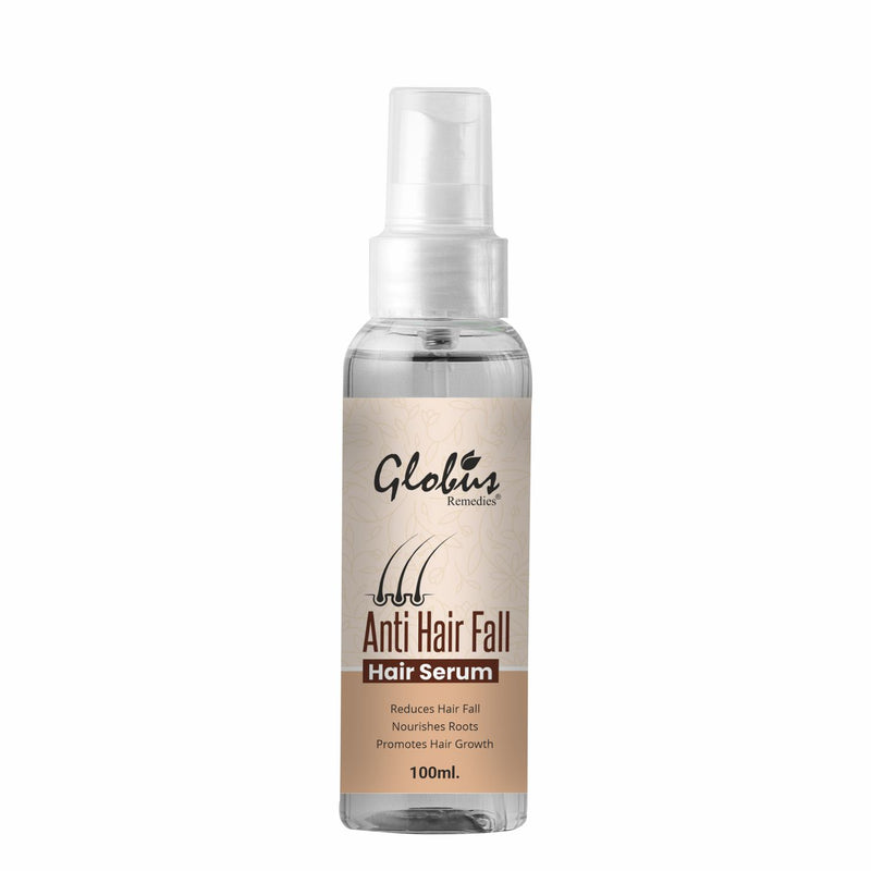 Globus Remedies Anti-Hair Fall Hair Serum, For Frizzy Hair, Smoothens Rough Ends, Adds Instant Shine,100ml (Pack-1)