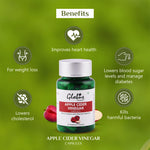 Globus Naturals Apple Cider Vinegar Capsules for Weight Loss Benefits 