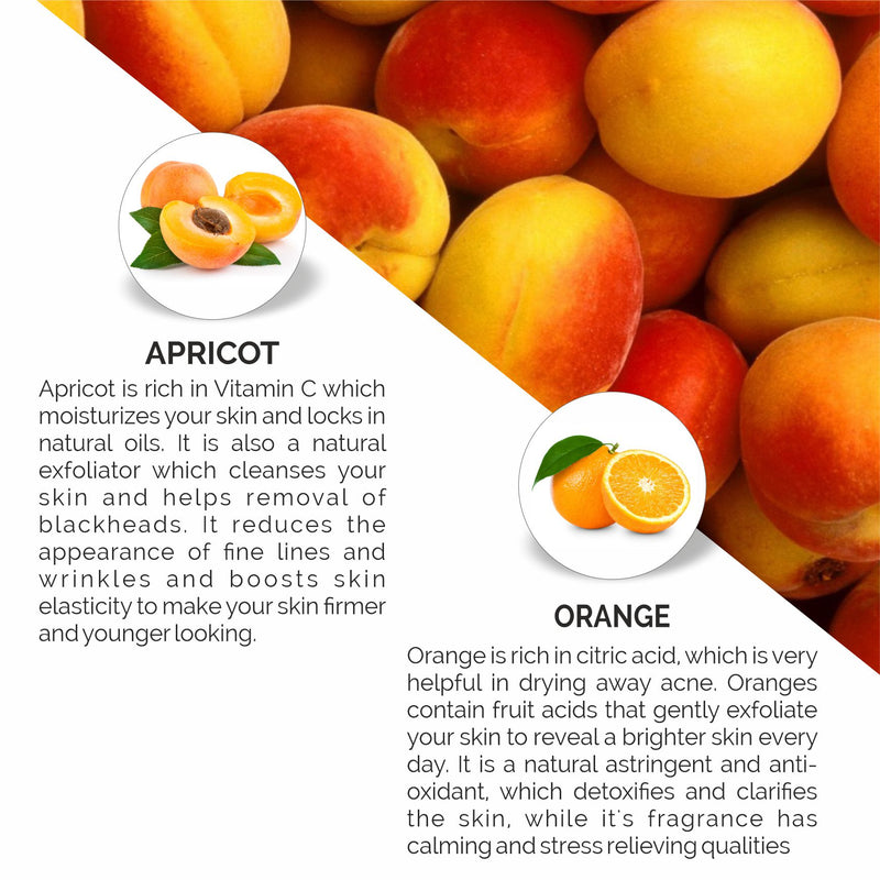 Apricot Face & Body Scrub Hero Ingredients 