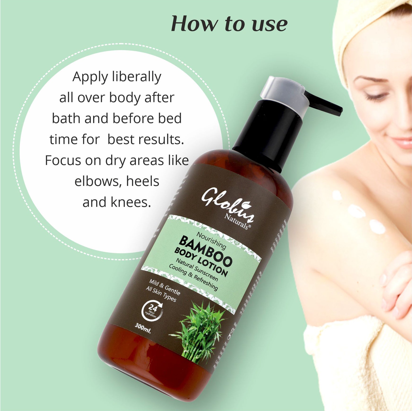 How to Use Nourishing Bamboo Body Wash & Body Lotion