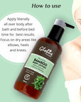 How to Use Nourishing Bamboo Body Wash & Body Lotion