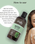 How to Use Nourishing Bamboo Body Wash & Body Lotion 