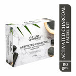 Globus Naturals Charcoal Facial Kit For Skin Exfoliation & Refreshed Glowing Skin Box