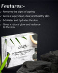 Globus Naturals Charcoal Facial Kit For Skin Exfoliation & Refreshed Glowing Skin Features 