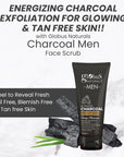 Anti Pollution & Anti Acne Charcoal Peel Off Mask, For Men with Oily & Acne Prone Skin, 100 gms