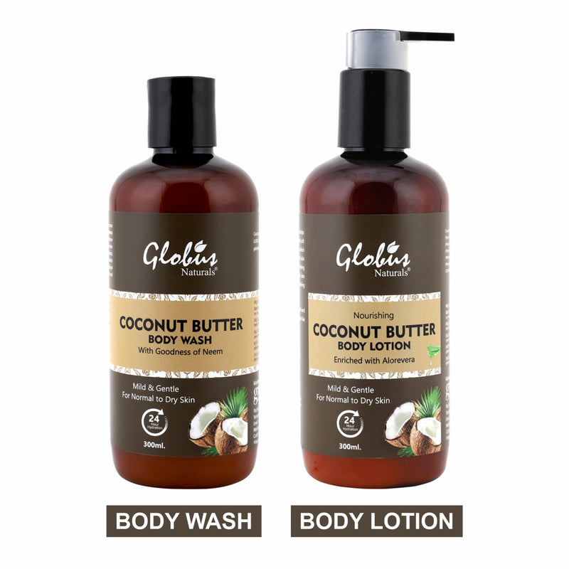 Coconut Butter Body Wash & Body Lotion