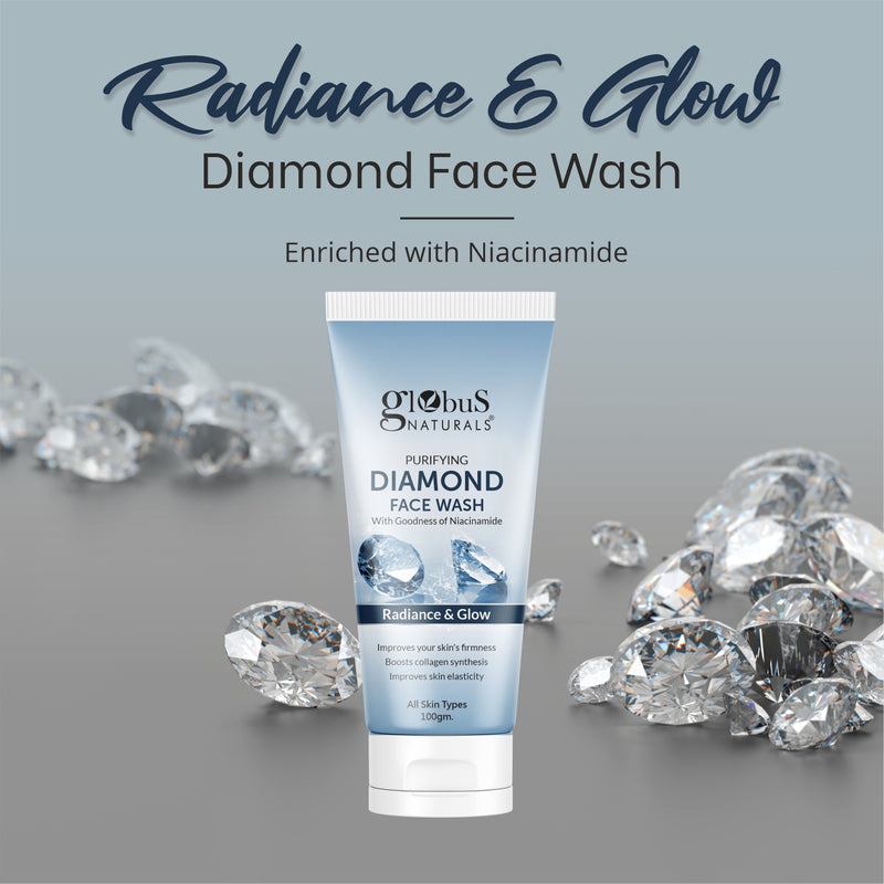 Revival Diamond Face Wash For Boosting Shine & Fighting Signs Of Aging, Natural & Ayurvedic Formula, Chemical Free, Cruelty Free, Suitable For All Skin Types, 100 ml