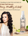 Globus Remedies Anti-Hair Fall Hair Serum, For Frizzy Hair, Smoothens Rough Ends, Adds Instant Shine,100ml (Pack-1)