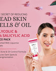 Anti Acne Glycolic & 1% Salicylic Acid Face Pack, For Acne Prone & Oily Skin, 100 gms (Pack of 1)