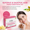 Globus Naturals Pimple Clear Glycolic Acid Facial Kit For Anti- Acne Key Ingredients 
