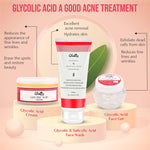 Glycolic & Salicylic acid Pimple clear Face wash & Face Gel & Cream Overview 