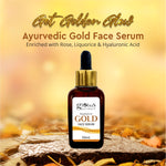 Gold Radiance Anti Ageing & Brightening Face Serum, For Golden Glow Naturally, Natural & Ayurvedic Formula, Chemical Free, Cruelty Free, Suitable For All Skin Types, 50 ml