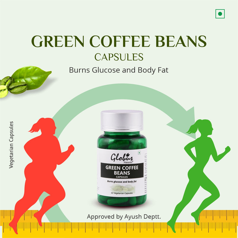 Globus Naturals Green Coffee Beans Weight Management Capsules